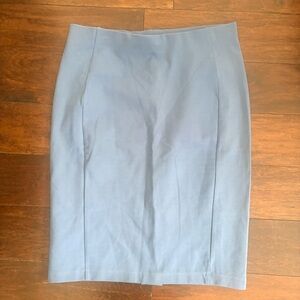 attention Light Blue Pencil Skirt